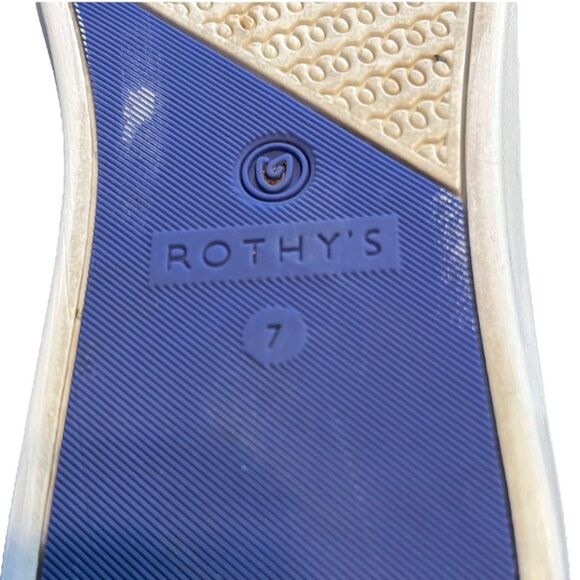 Rothy’s Original Slip On Sneaker Sunshine Honeycomb Yellow Retired Womens Size 7 - Picture 14 of 15